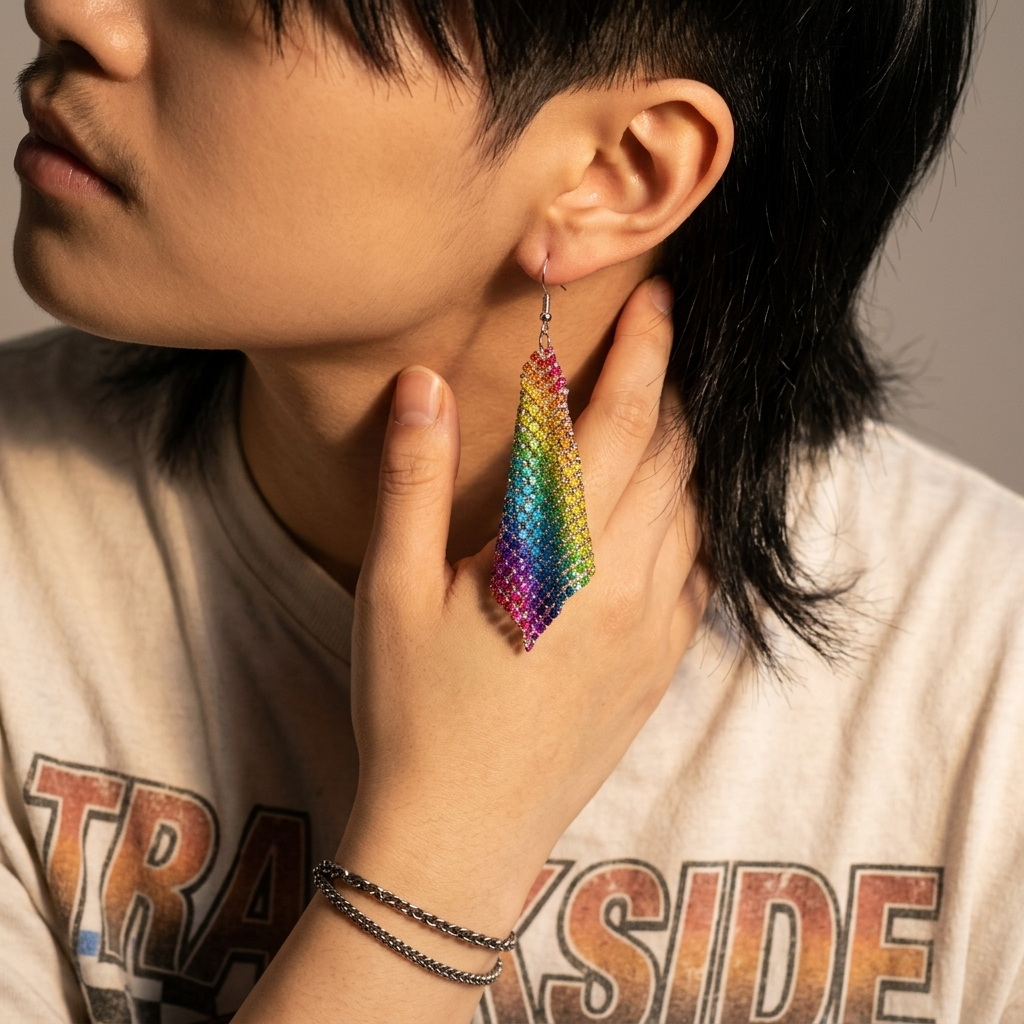 Rainbow Drape Earrings