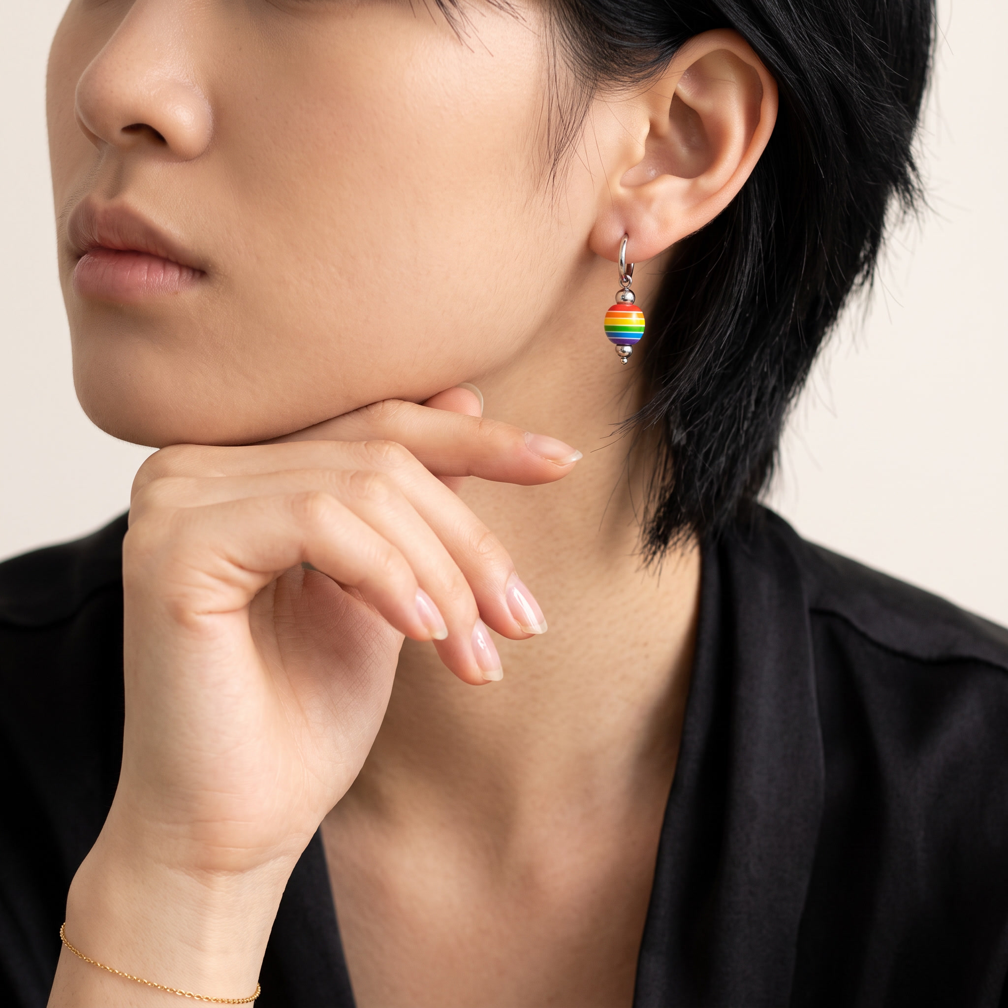 Rainbow Orbit Earrings