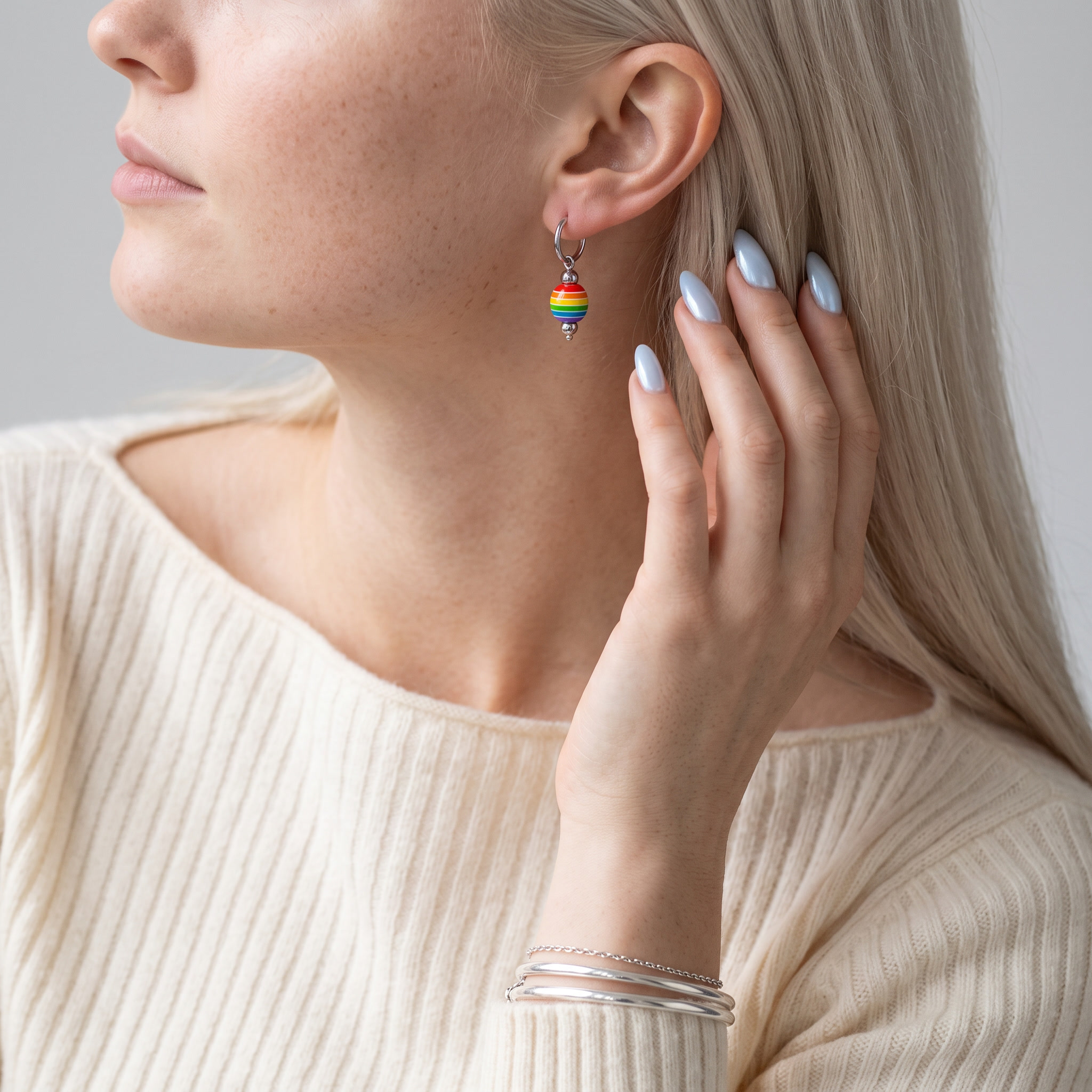 Rainbow Orbit Earrings
