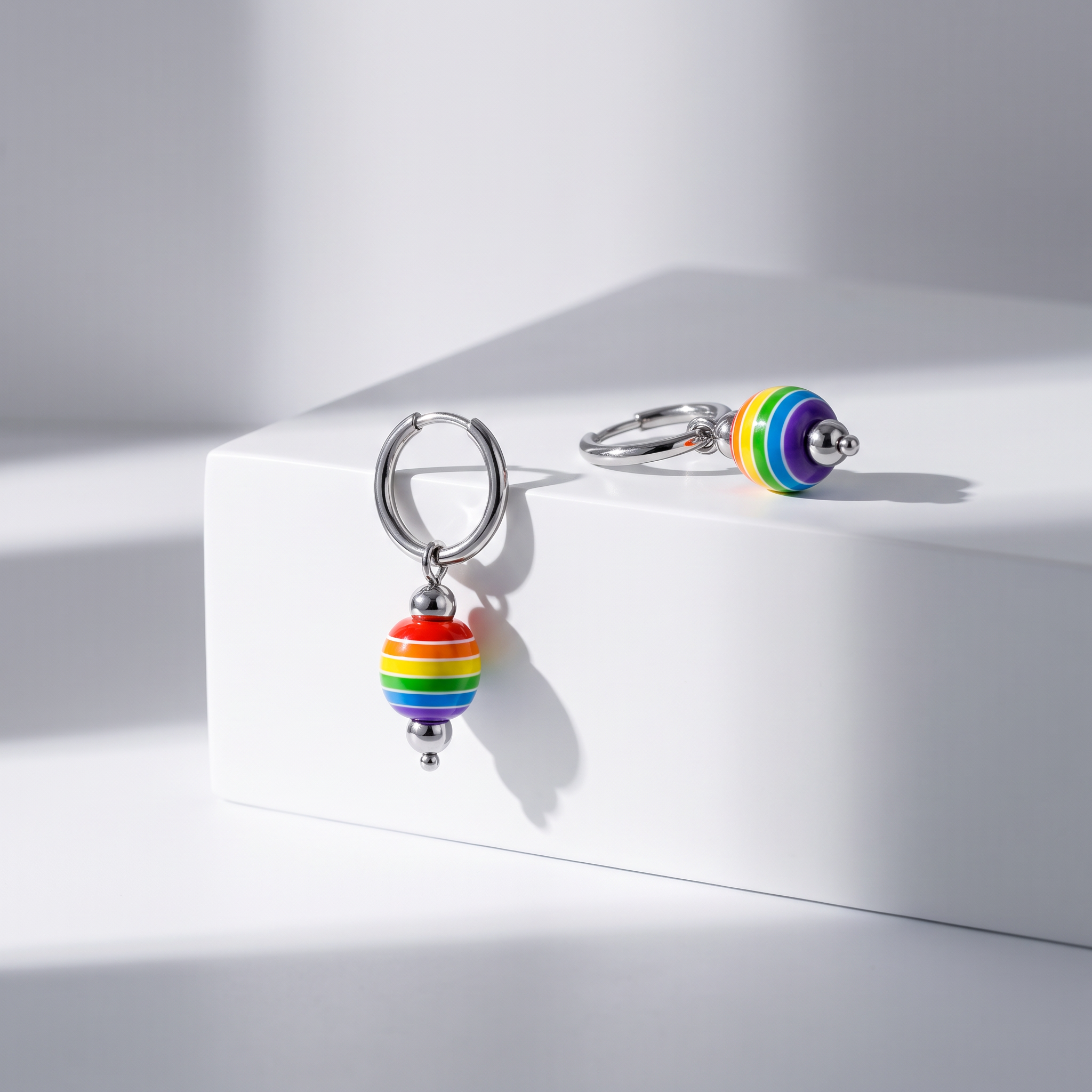 Rainbow Orbit Earrings
