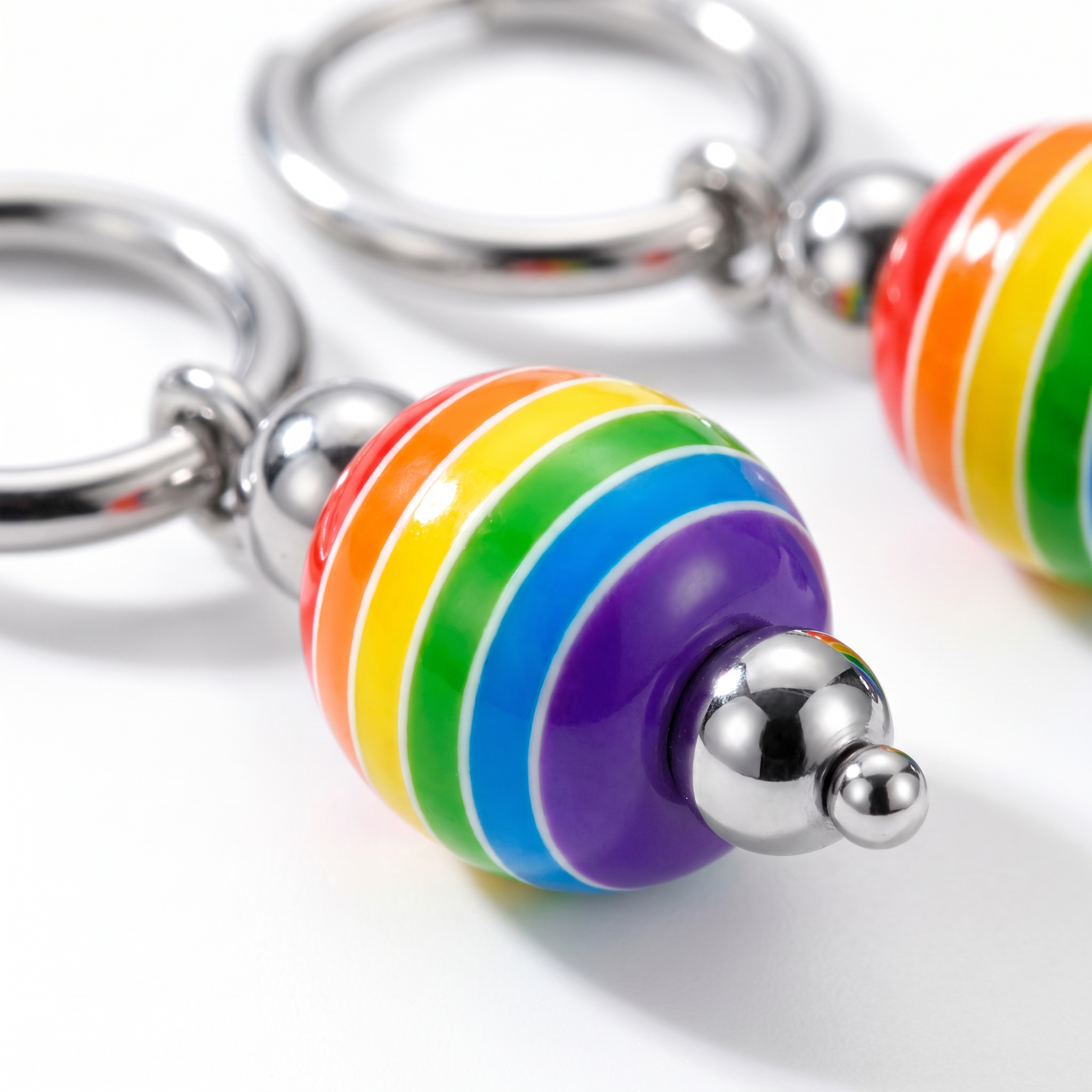 Rainbow Orbit Earrings