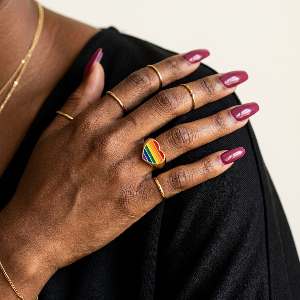 Rainbow Signet Ring
