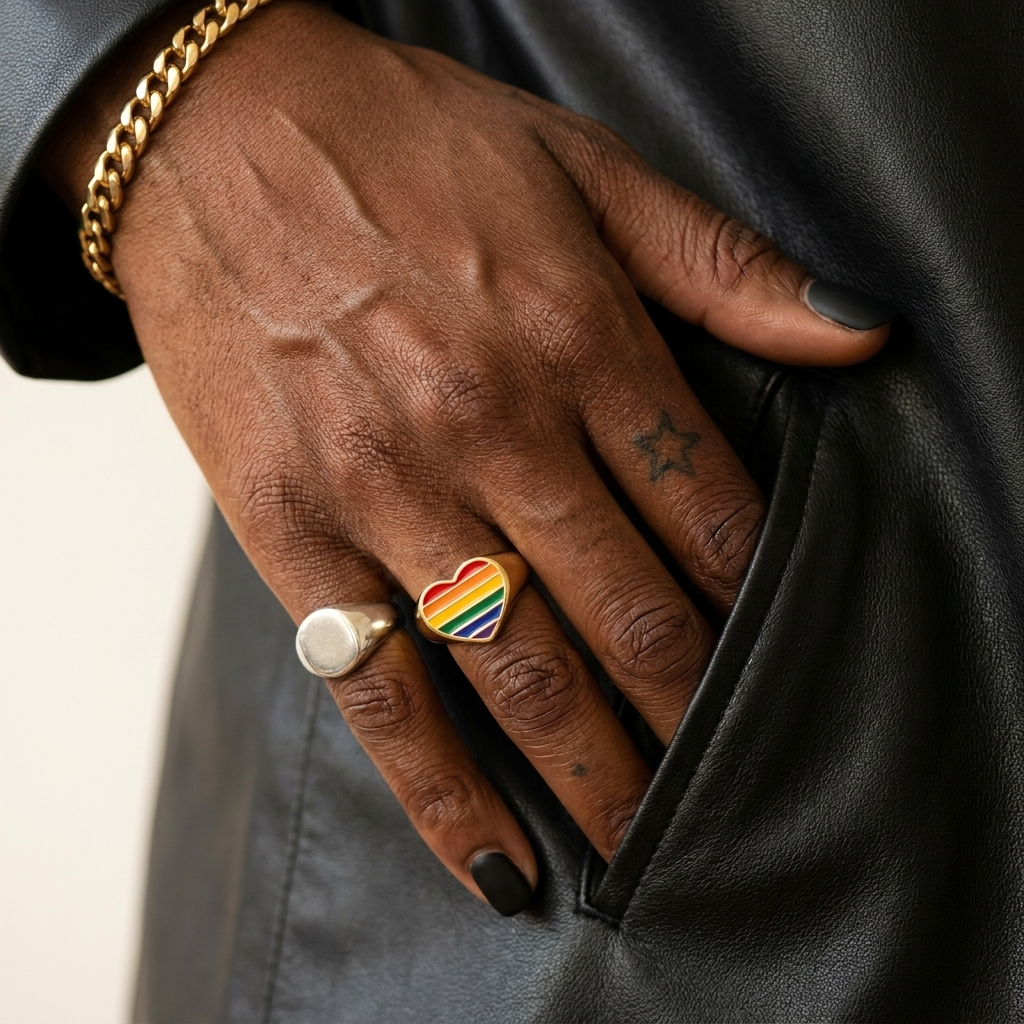 Rainbow Signet Ring
