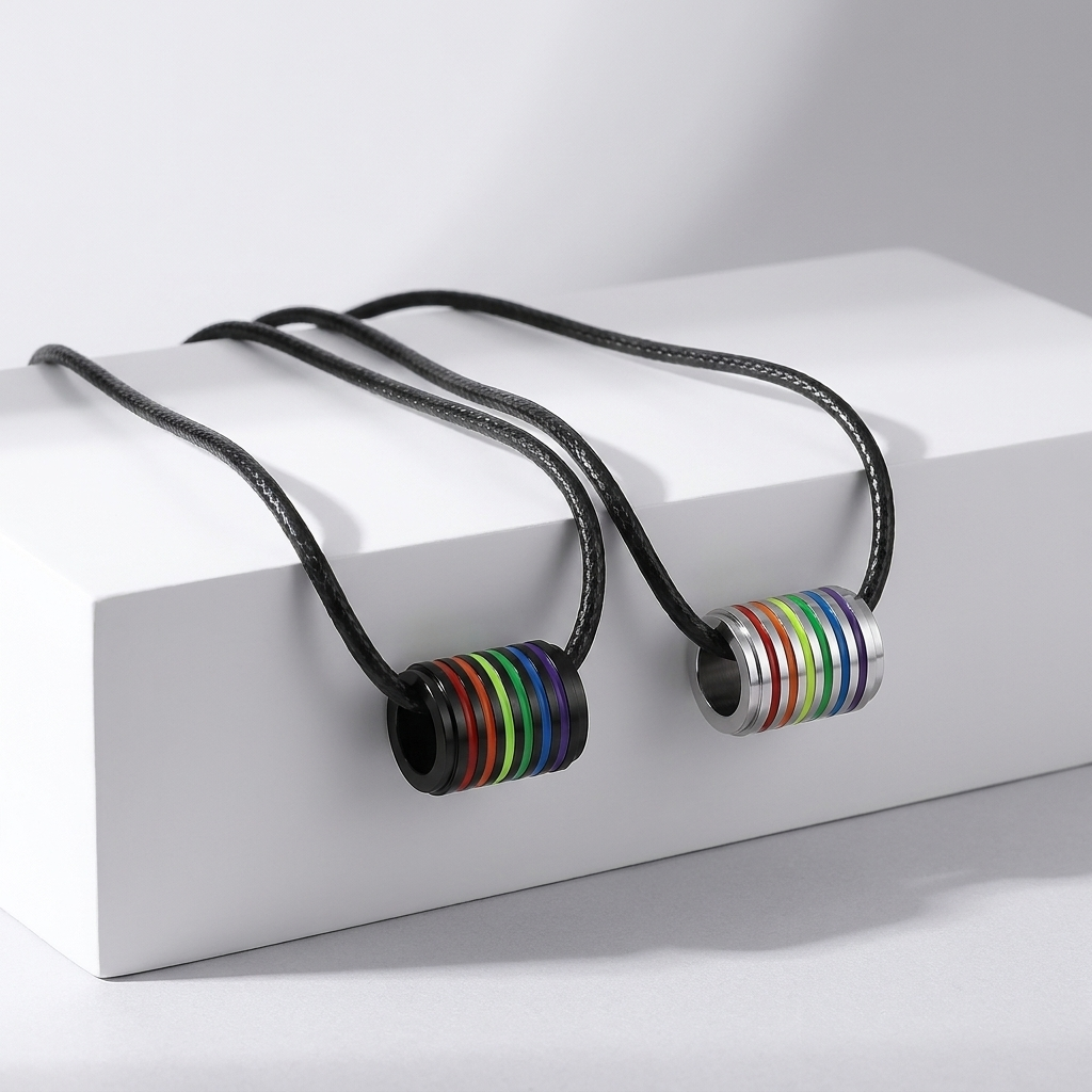Rainbow Tunnel Necklace