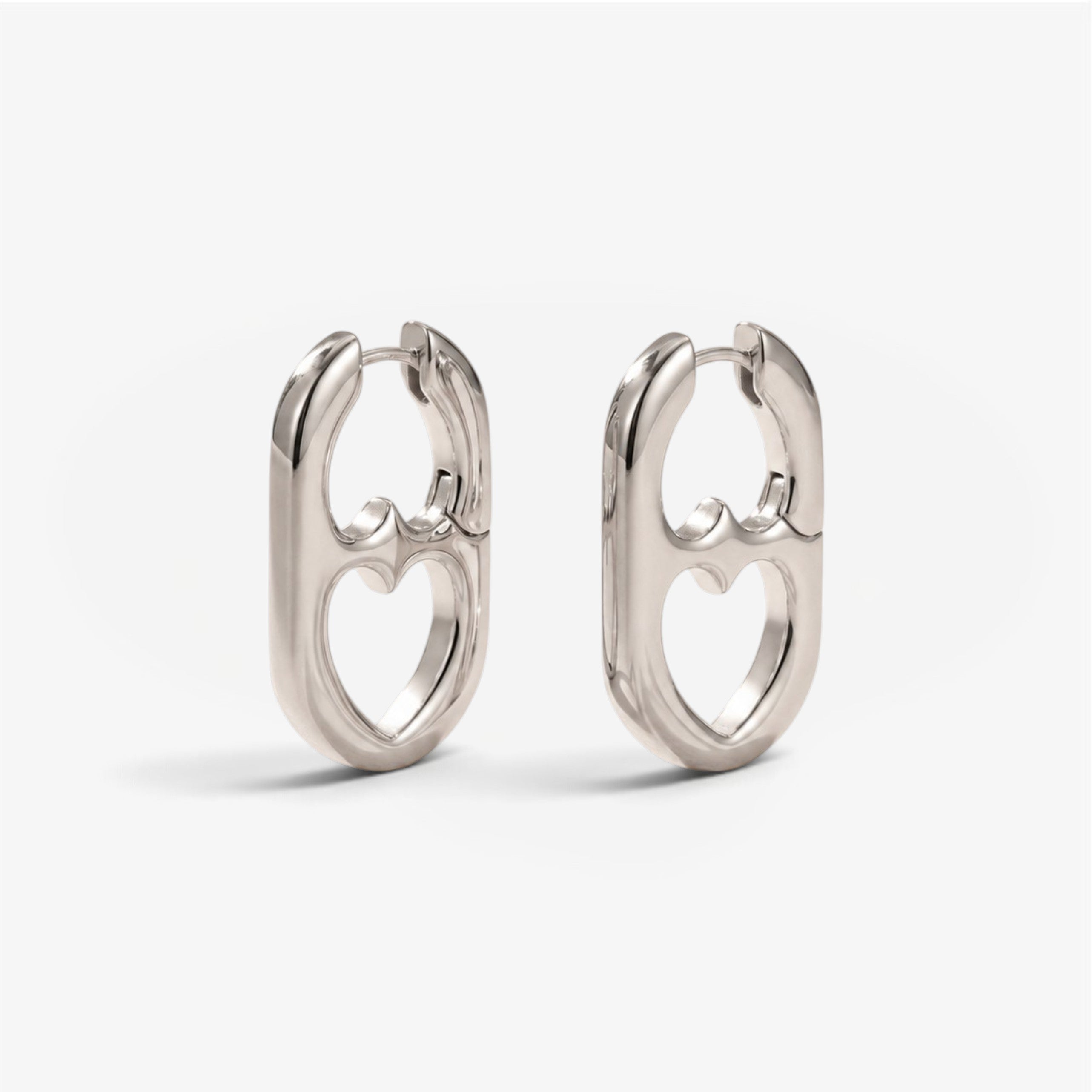 Bonded Hearts Hoops