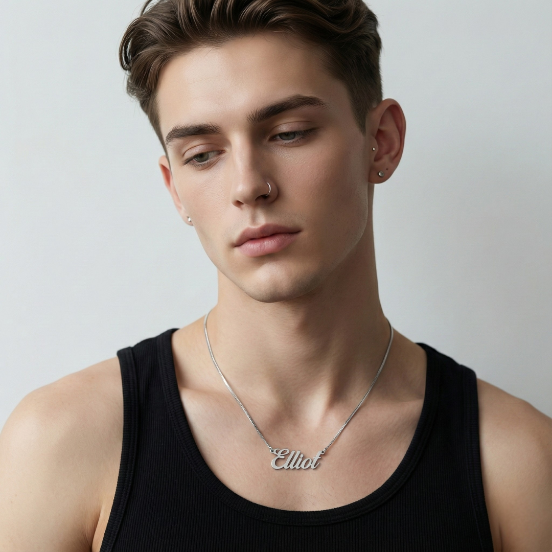 Snake Chain Personalised Necklace