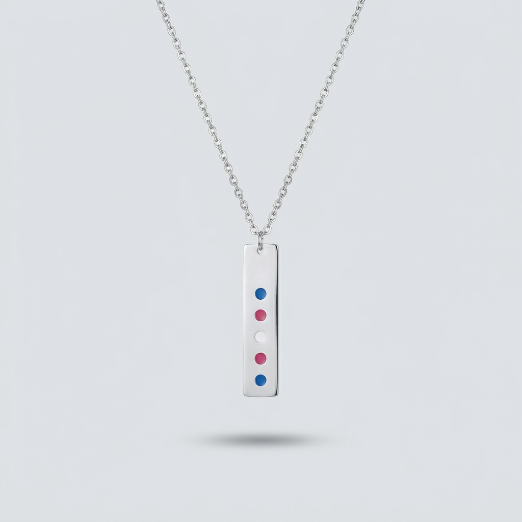 Transgender Bar Necklace