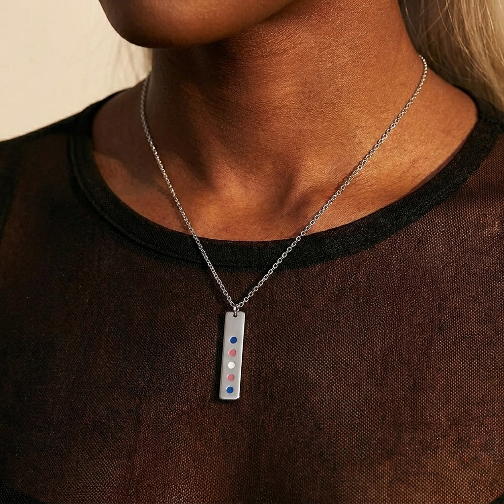 Transgender Bar Necklace