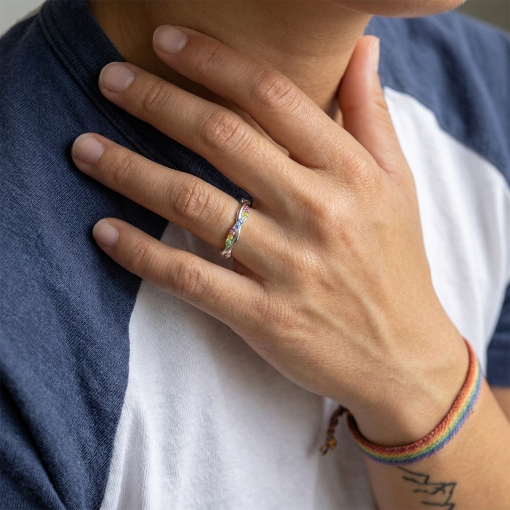Twisted Love Ring