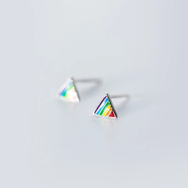 Pride Stars & Triangle Earrings